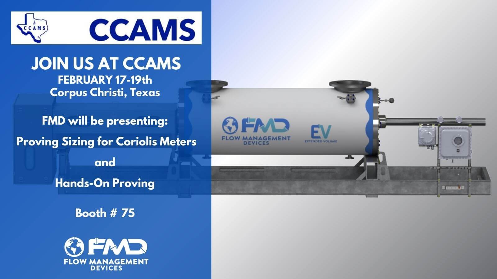 FMD to present at CCAMS